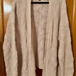 Universal Thread Pale Pink Cable Knit Cardigan